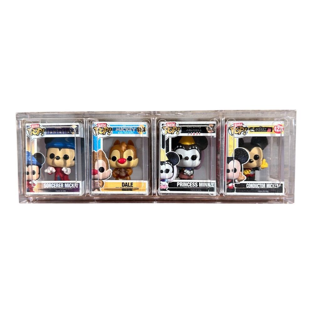 Funko Bitty Pop Disney Mickey & Friends 4-Pack - Sorcerer Mickey Minnie Dale
